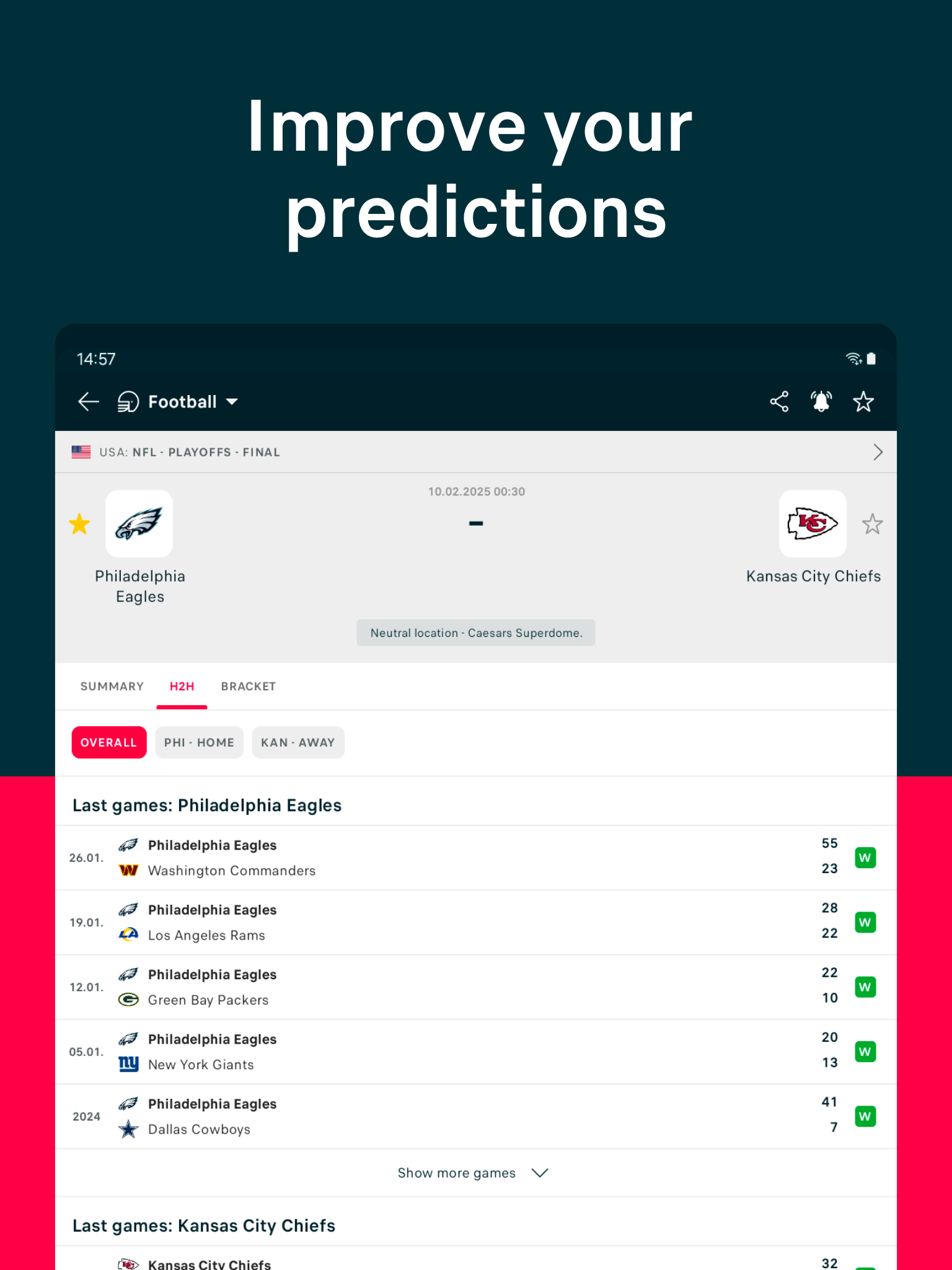Flashscore: Scores & News APK screenshot