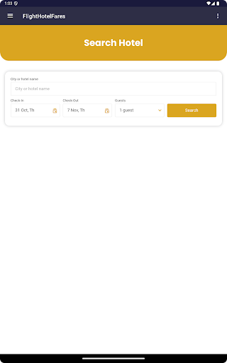 FlightHotelFares APK screenshot