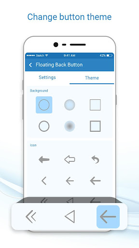 Floating Back Button APK screenshot