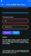 Floor & Wall Tiles Calculator APK screenshot