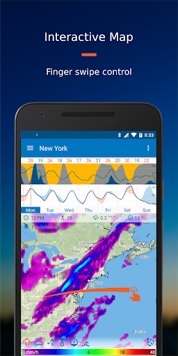 Flowx: Weather Map Forecast APK screenshot