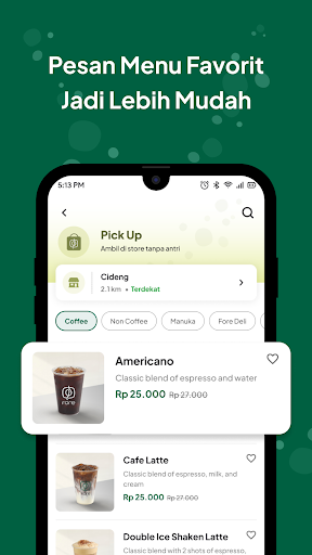 Fore Coffee APK screenshot