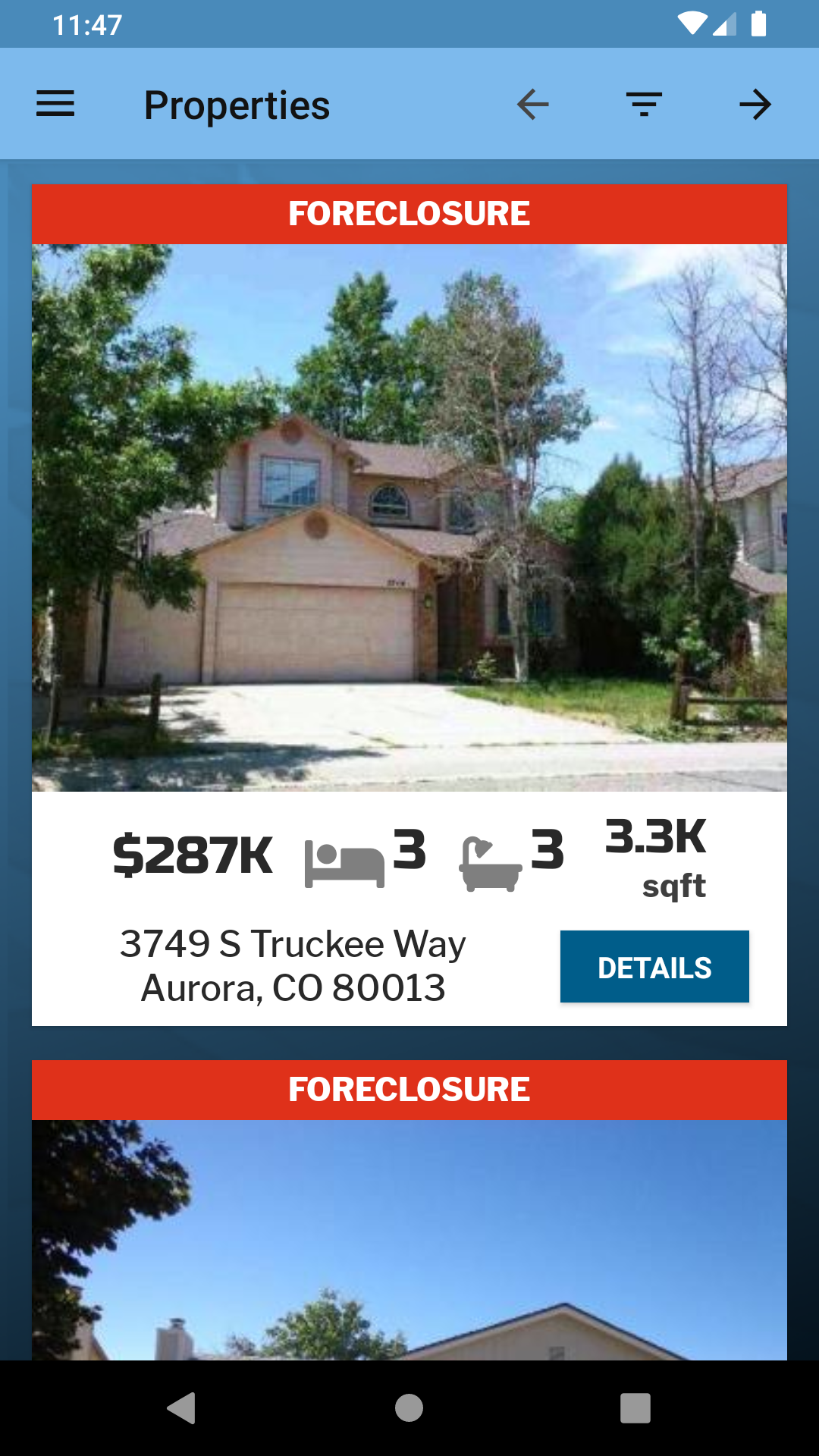 Foreclosure Home Search APK screenshot