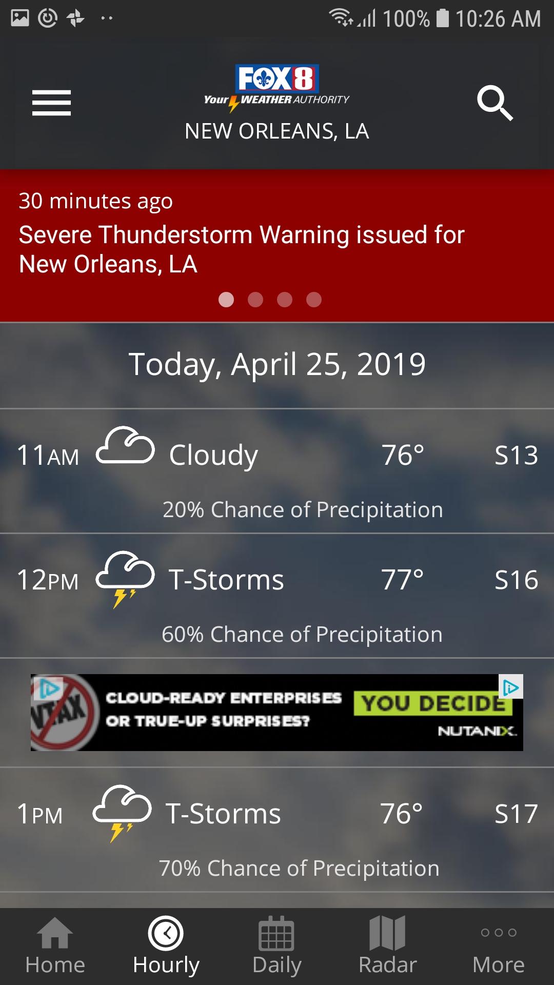 FOX 8 Weather APK screenshot