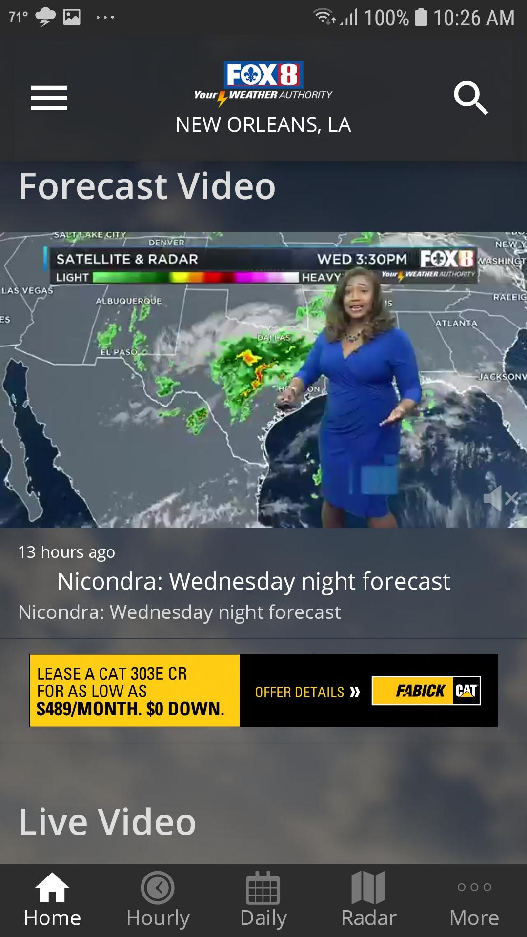 FOX 8 Weather APK screenshot