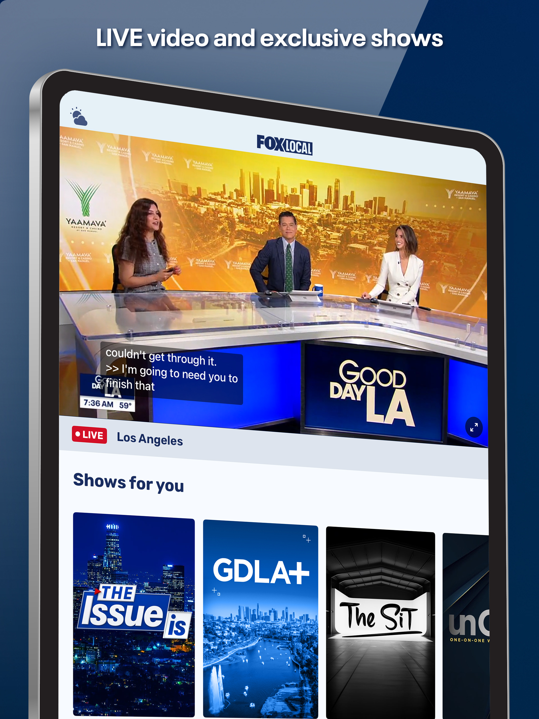 FOX LOCAL: Live News & Weather APK screenshot