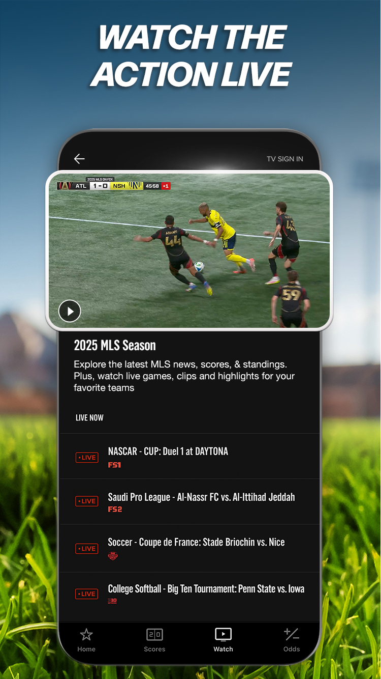 FOX Sports: Watch Live Games APK screenshot