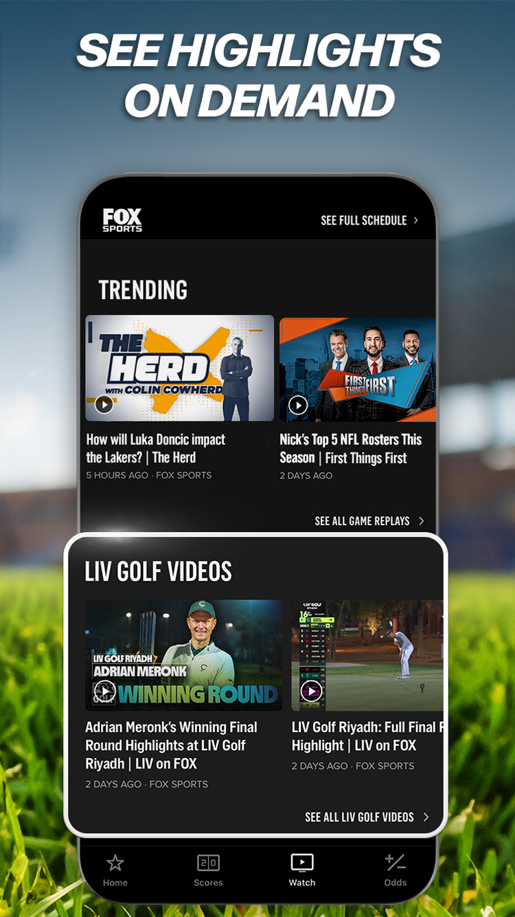 FOX Sports: Watch Live Games APK screenshot
