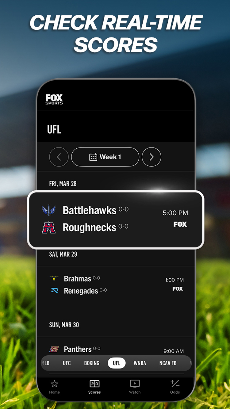 FOX Sports: Watch Live Games APK screenshot