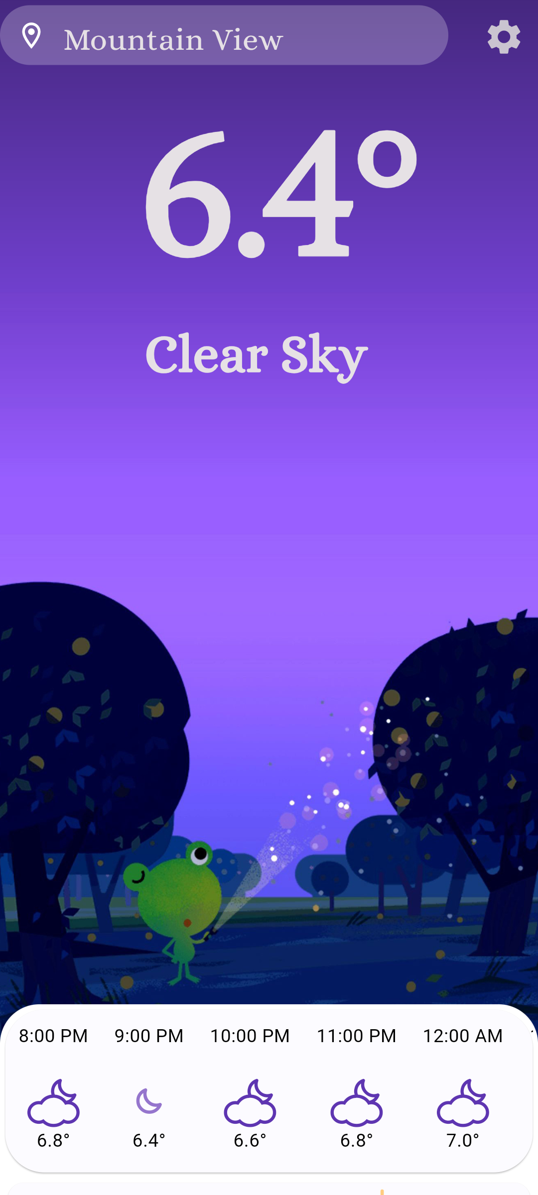 Froggy Weather APK screenshot