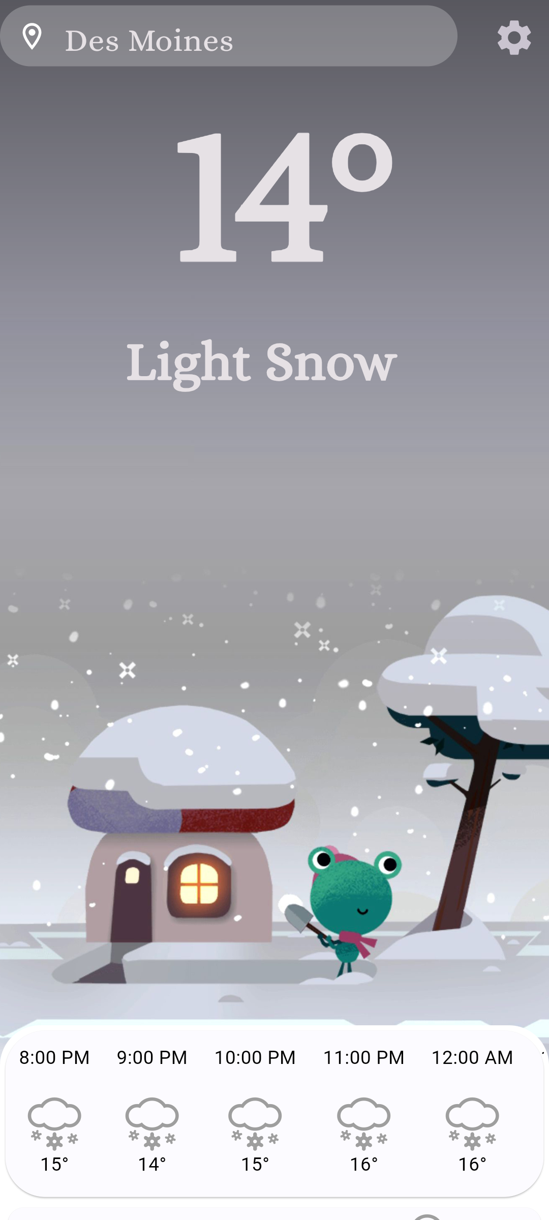 Froggy Weather APK screenshot