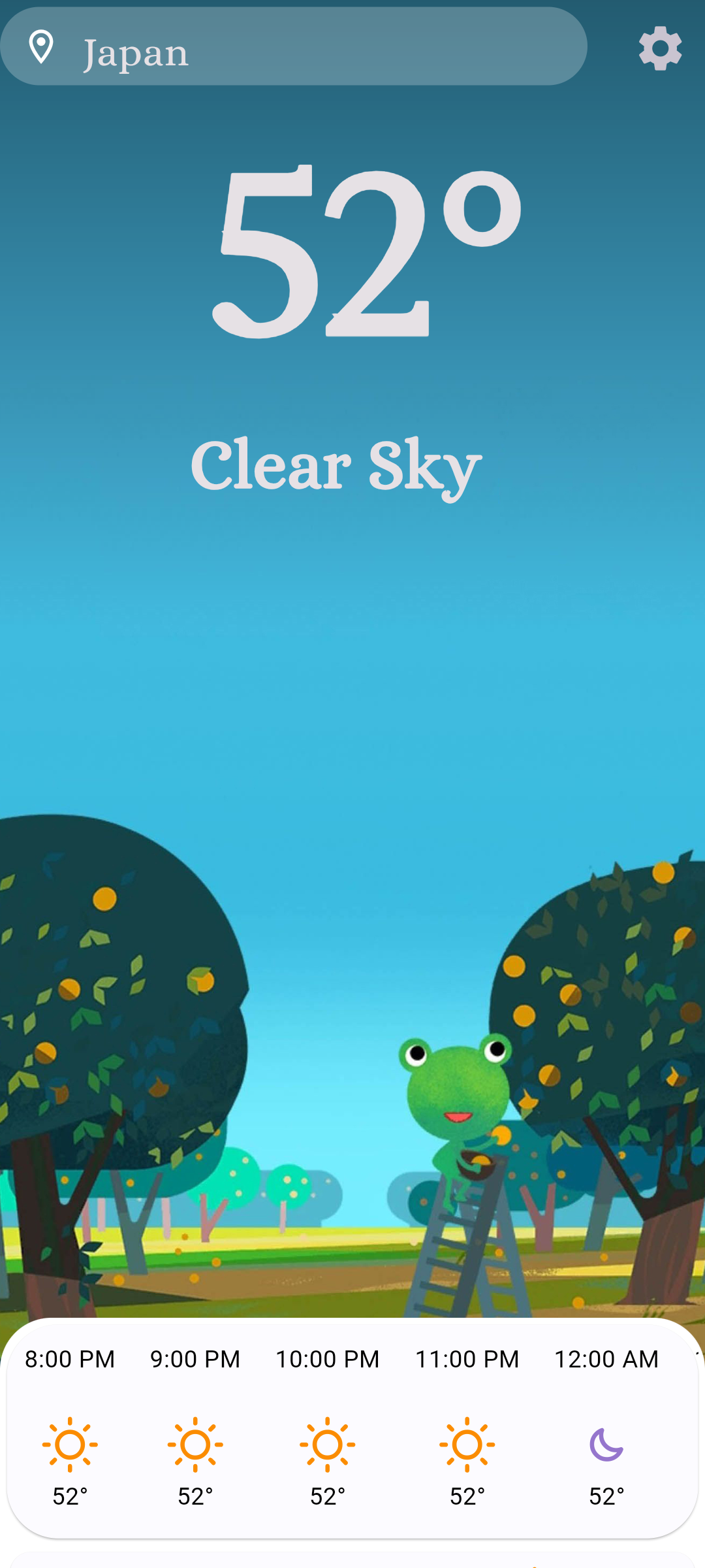 Froggy Weather APK screenshot