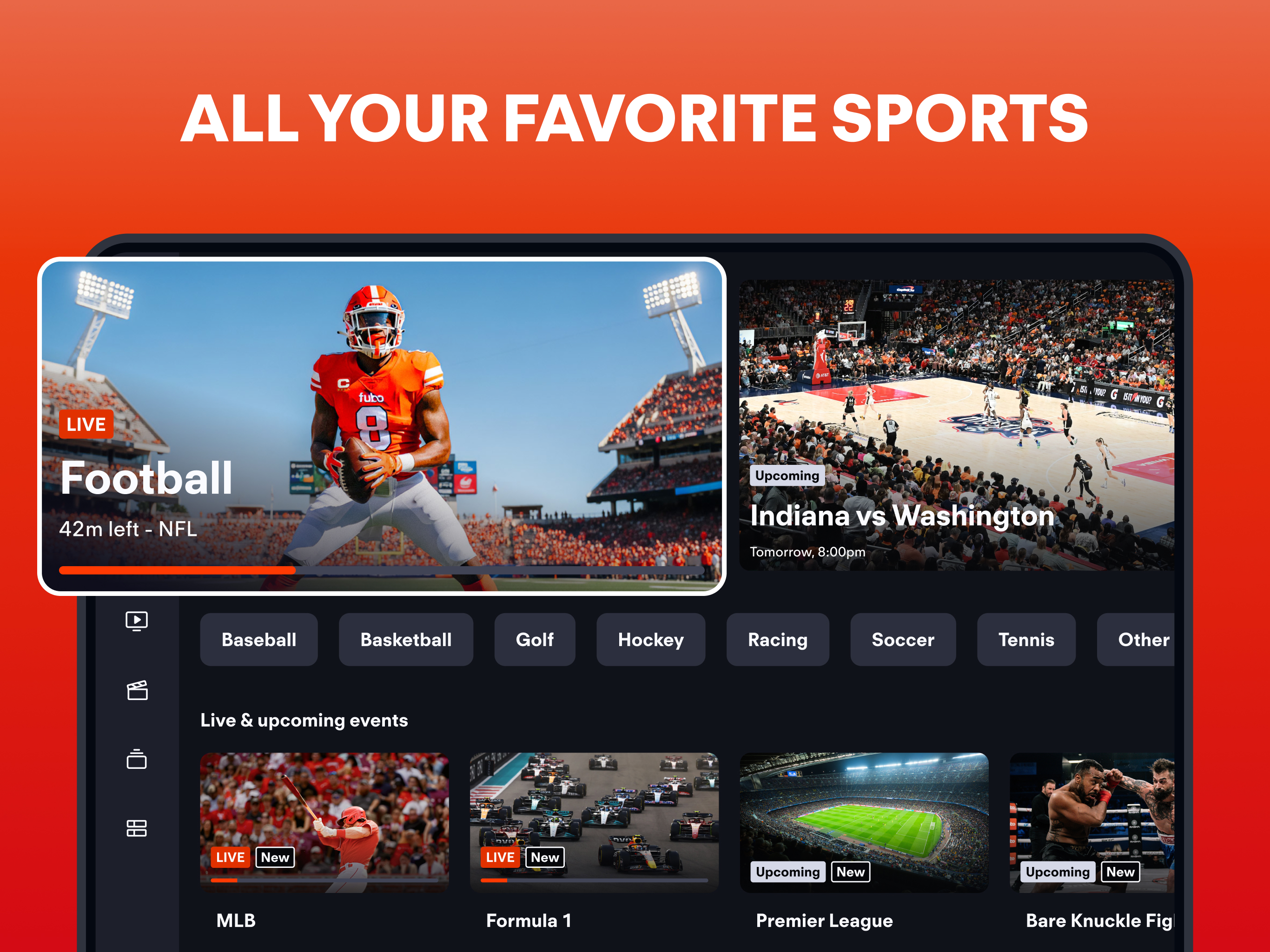 Fubo: Watch Live TV & Sports APK screenshot