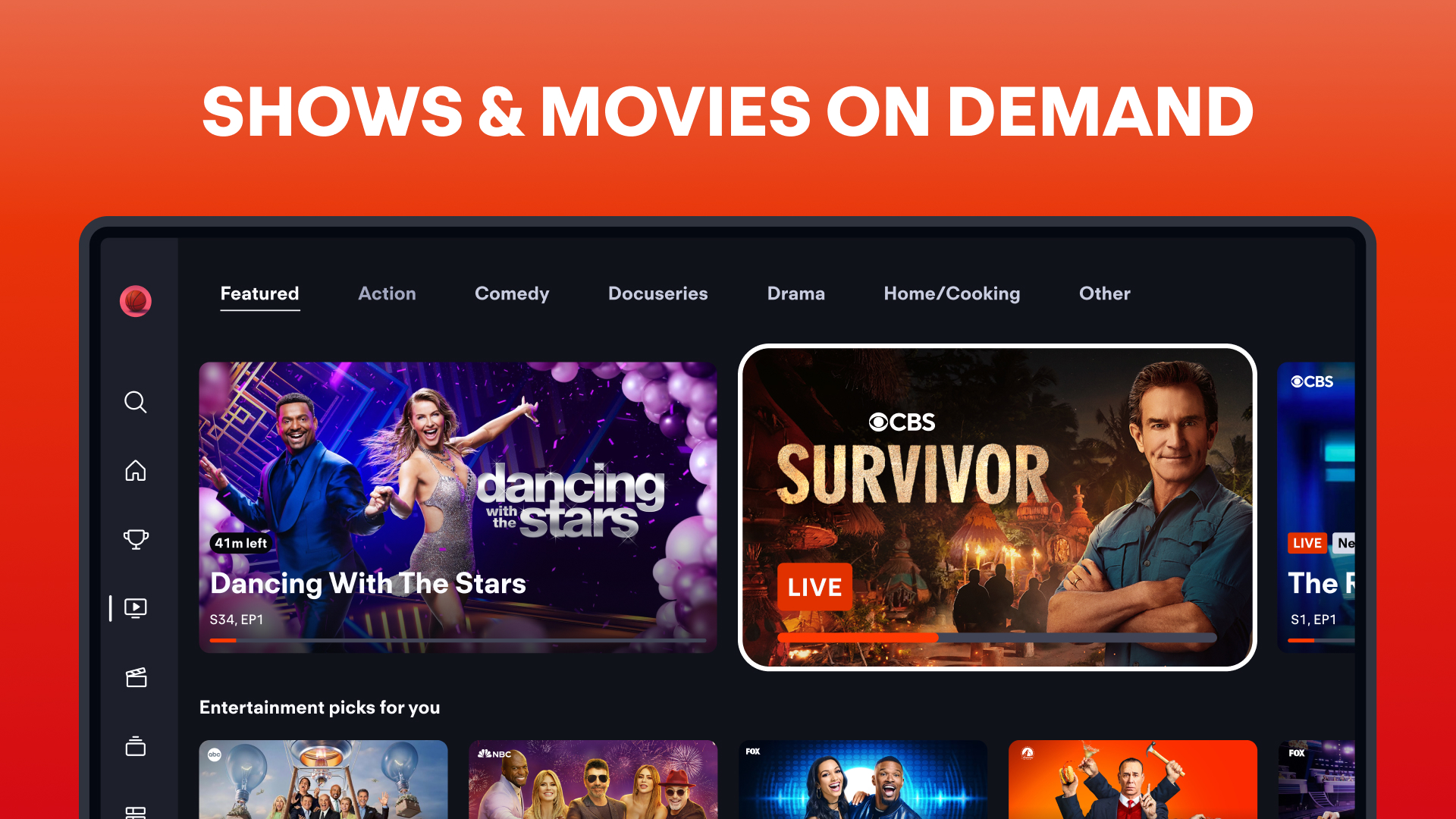 Fubo: Watch Live TV & Sports APK screenshot