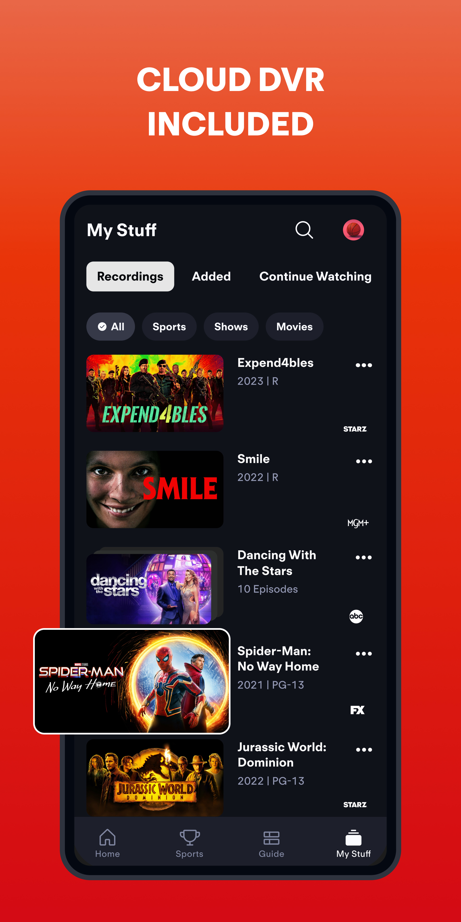 Fubo: Watch Live TV & Sports APK screenshot