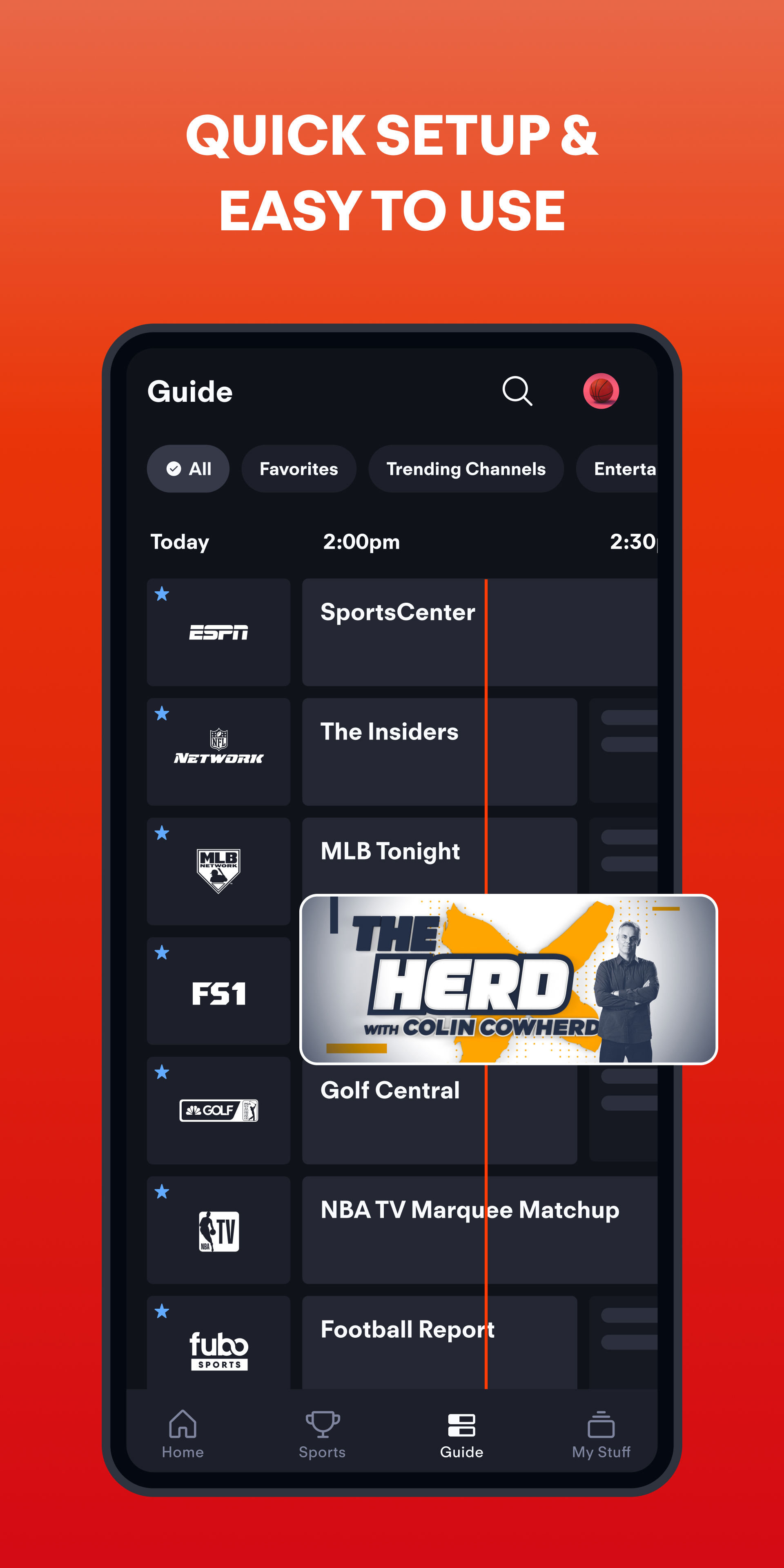Fubo: Watch Live TV & Sports APK screenshot