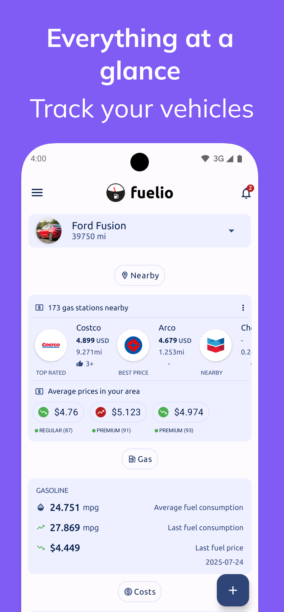 Fuelio APK screenshot