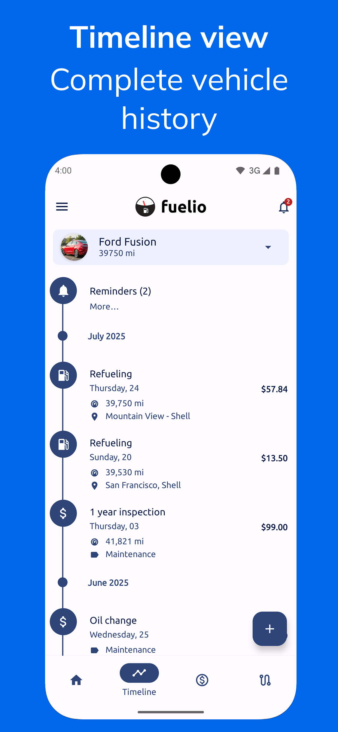 Fuelio APK screenshot