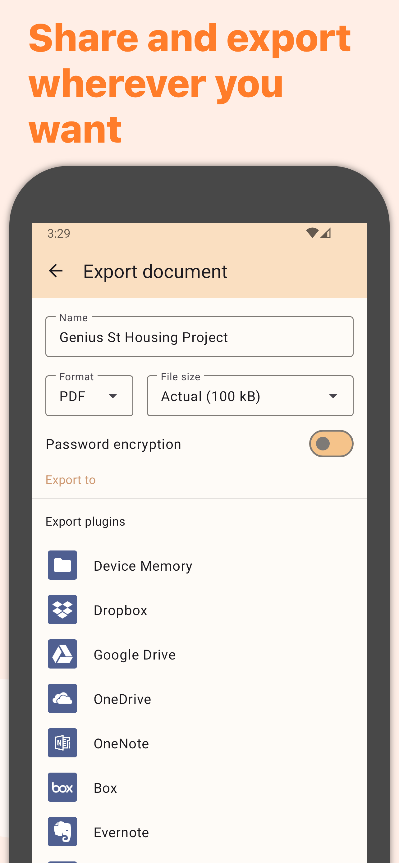 Genius Scan - PDF сканер APK screenshot
