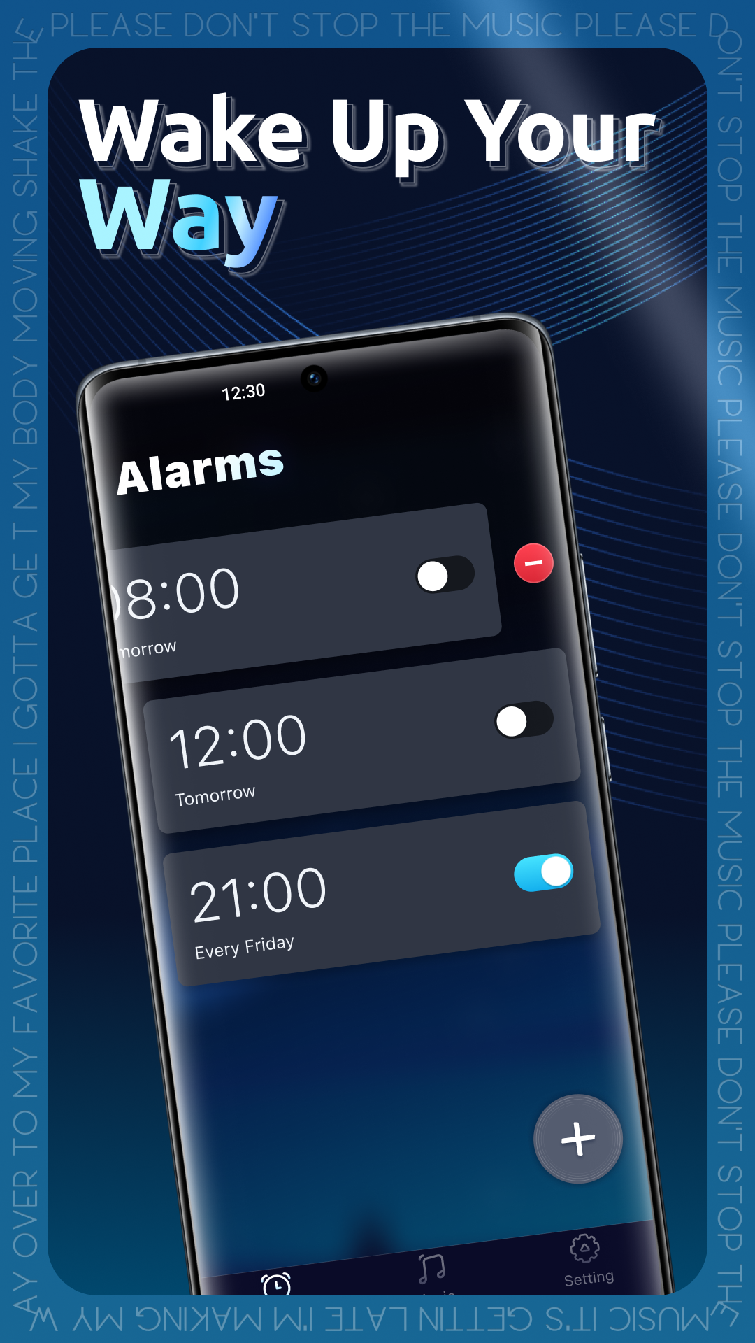 Geta Alarm Music Player APK screenshot