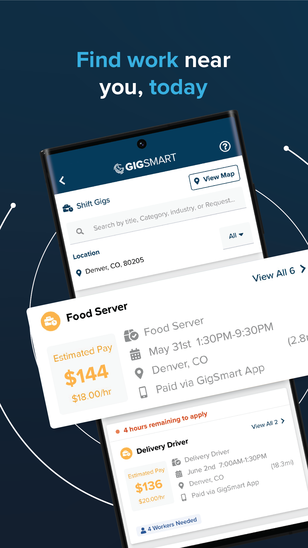 GigSmart Get Gigs APK screenshot