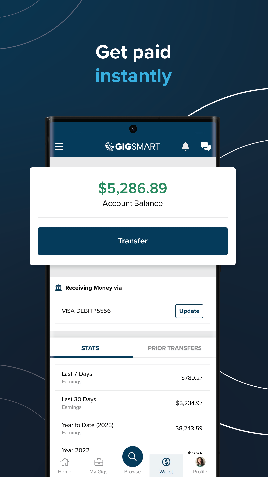 GigSmart Get Gigs APK screenshot