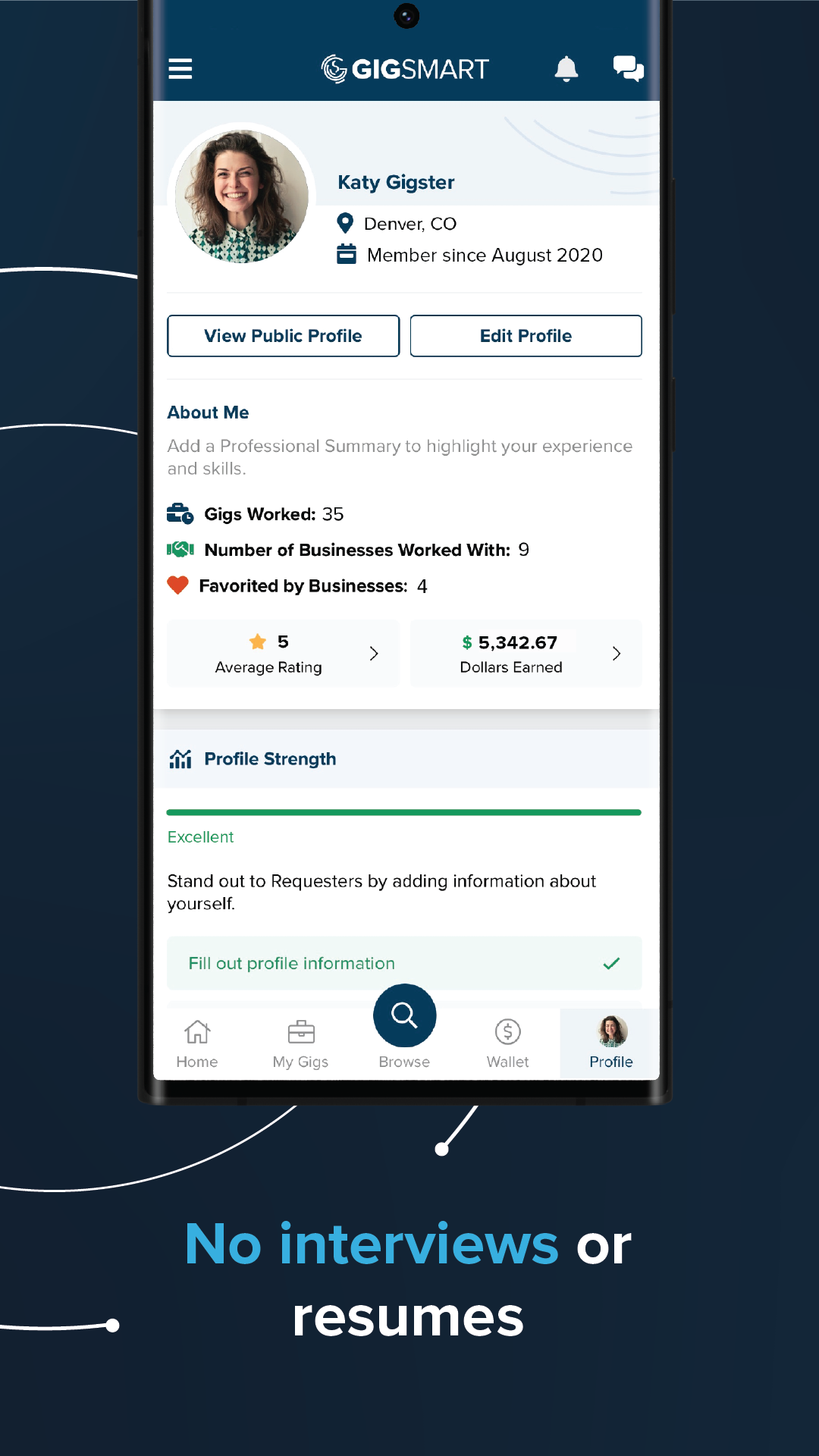 GigSmart Get Gigs APK screenshot