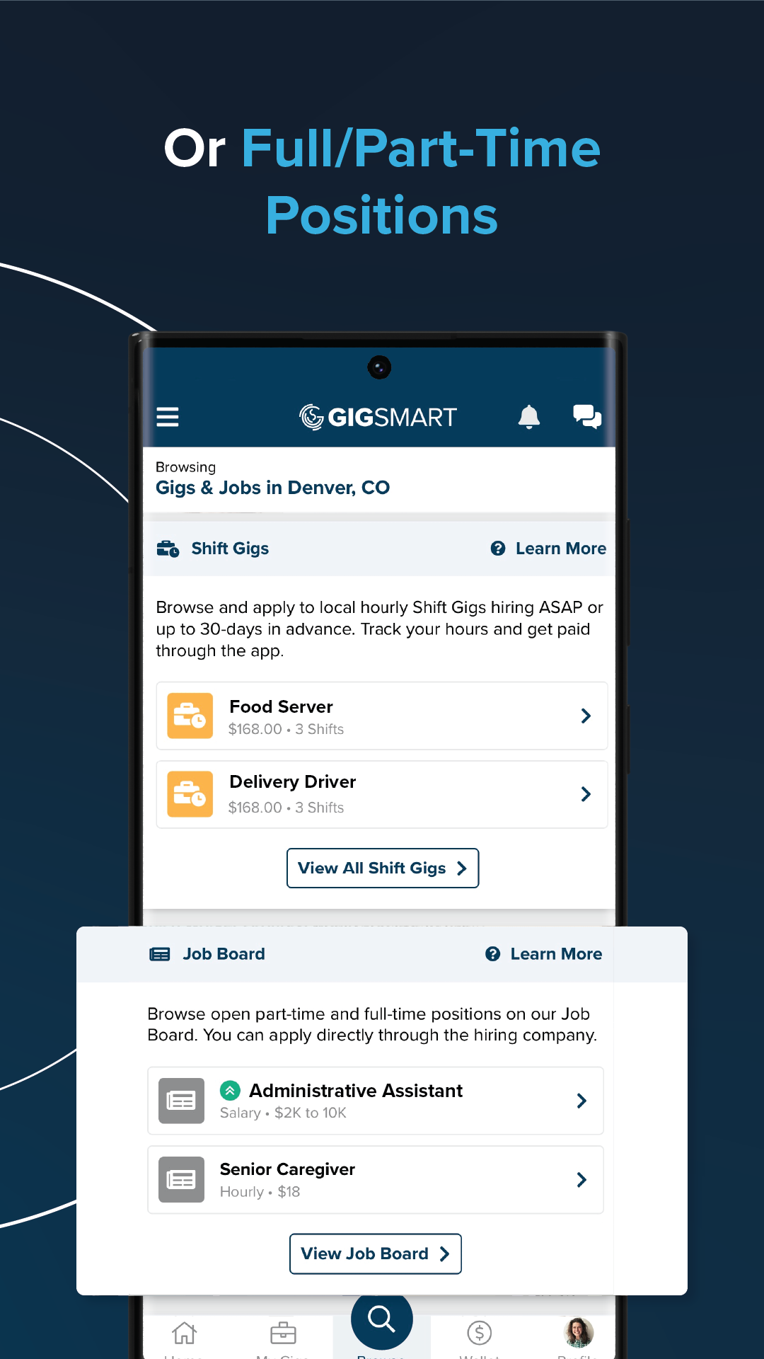 GigSmart Get Gigs APK screenshot
