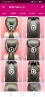 Girls Hairstyle Step By Step APK screenshot