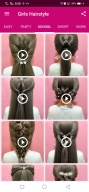 Girls Hairstyle Step By Step APK screenshot
