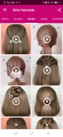 Girls Hairstyle Step By Step APK screenshot