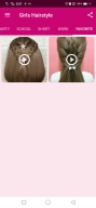 Girls Hairstyle Step By Step APK screenshot