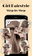 Girls Hairstyles step by step APK screenshot