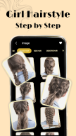 Girls Hairstyles step by step APK screenshot