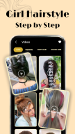 Girls Hairstyles step by step APK screenshot