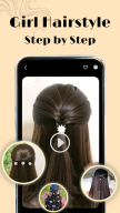 Girls Hairstyles step by step APK screenshot