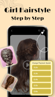 Girls Hairstyles step by step APK screenshot