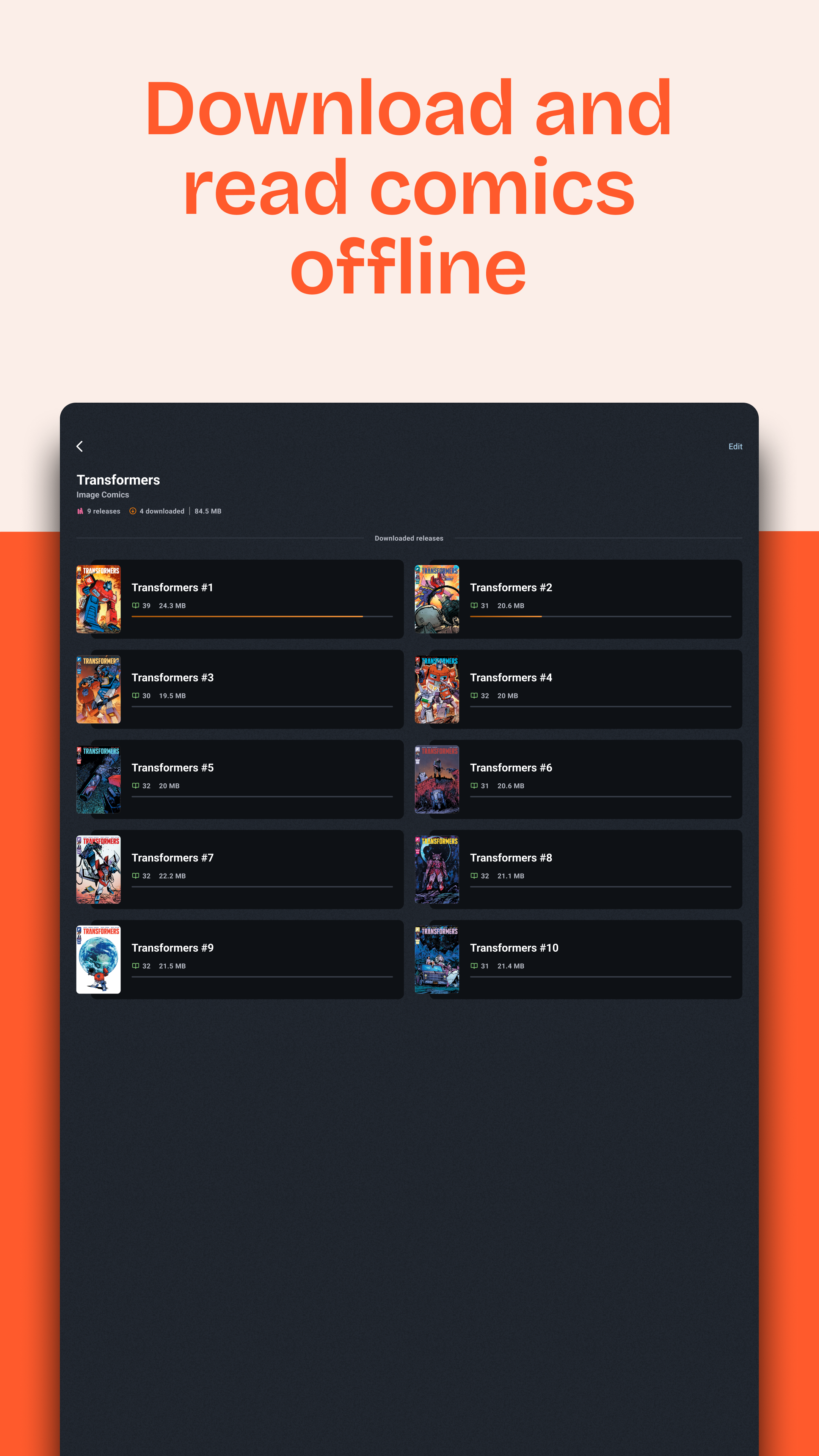 GlobalComix: Comic Book Reader APK screenshot