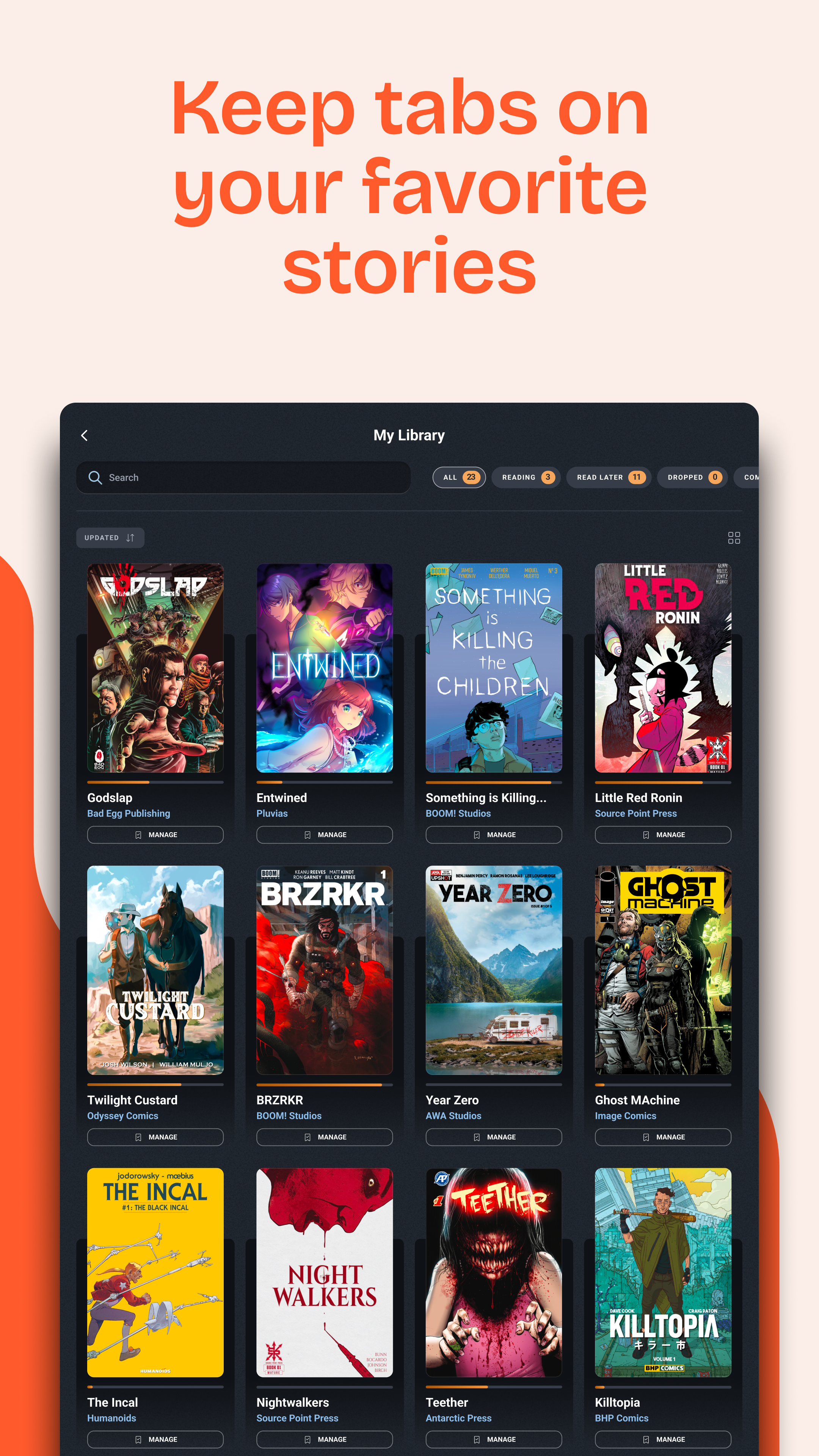 GlobalComix: Comic Book Reader APK screenshot