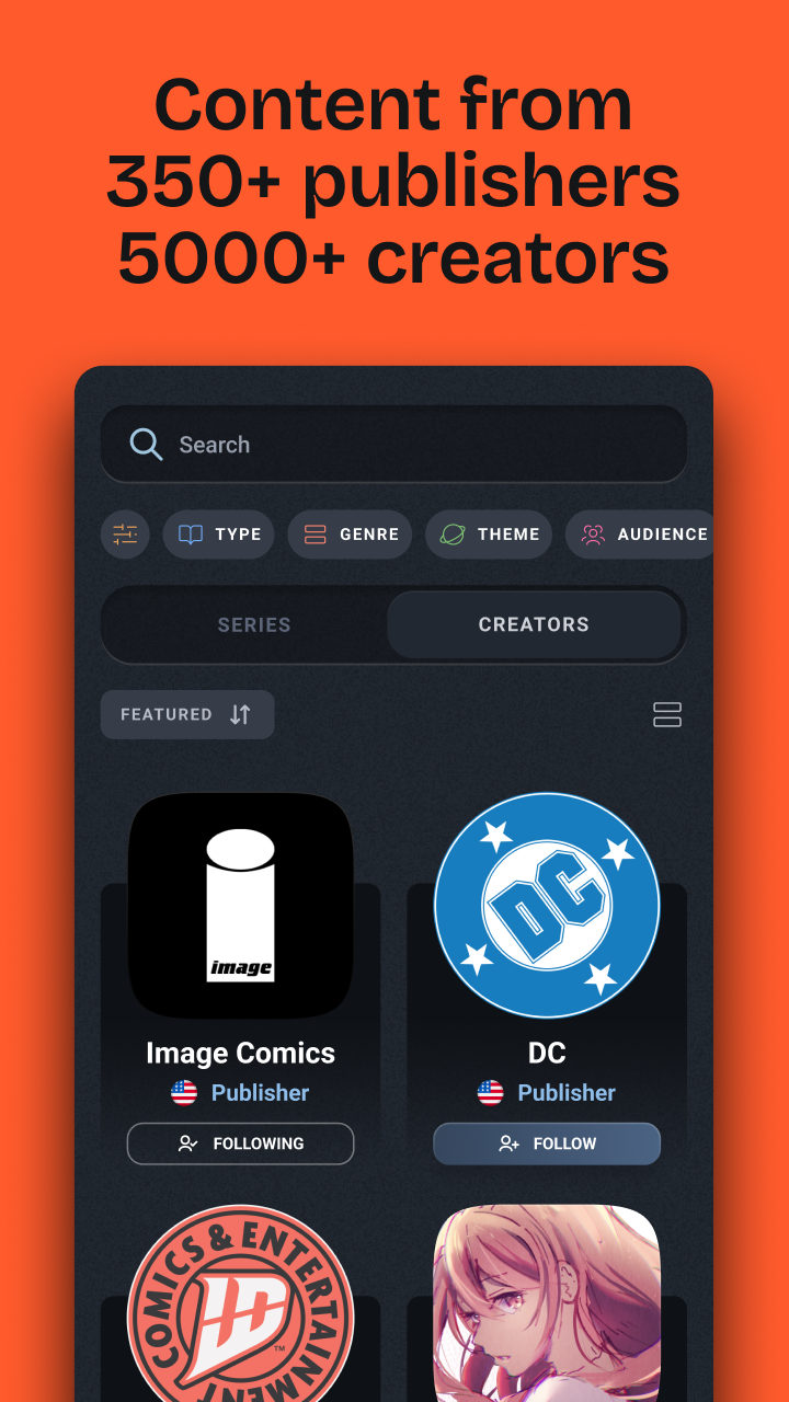 GlobalComix: Comic Book Reader APK screenshot