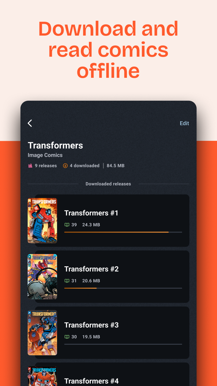 GlobalComix: Comic Book Reader APK screenshot