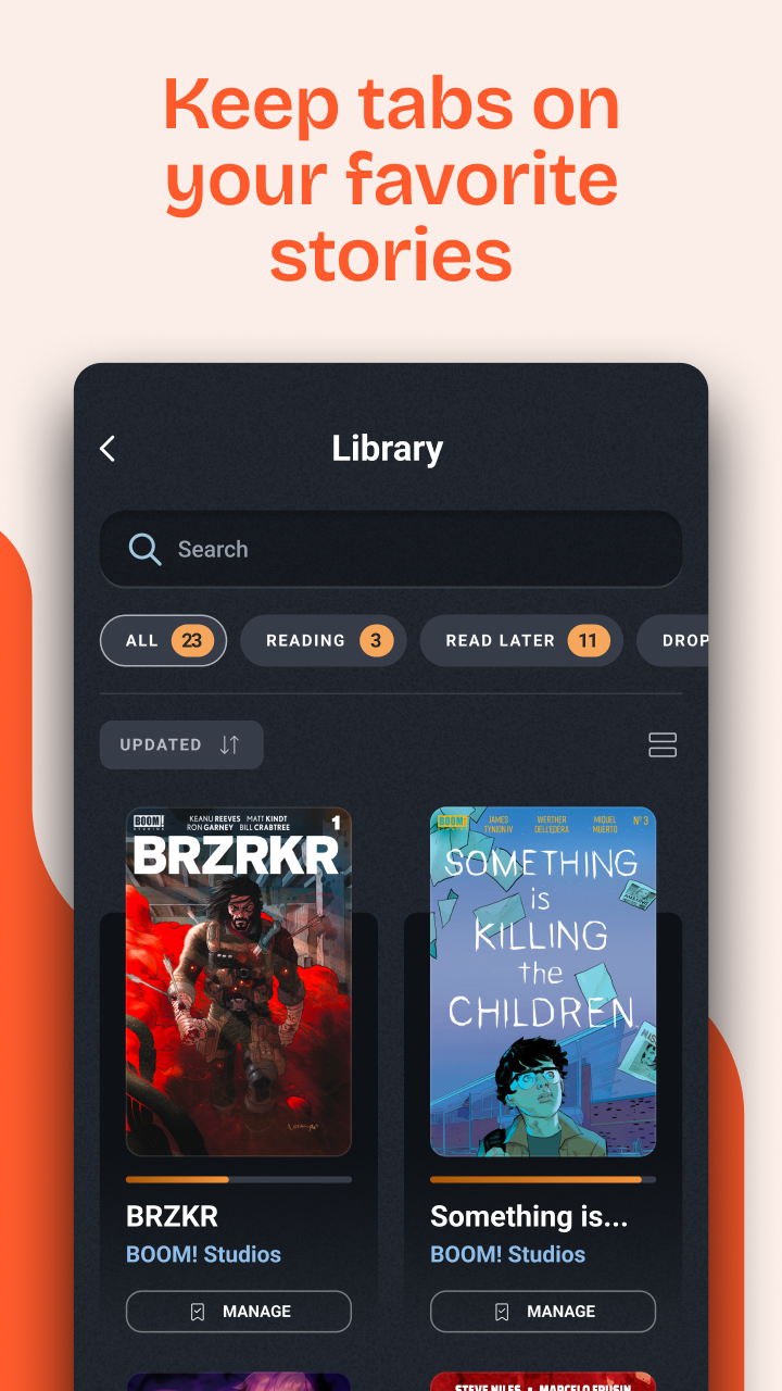 GlobalComix: Comic Book Reader APK screenshot