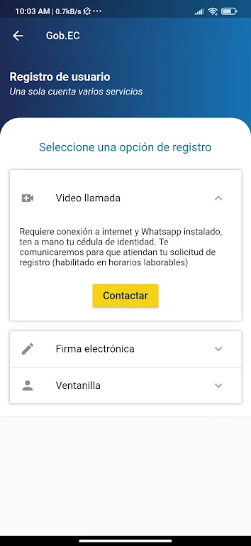 Gob.EC APK screenshot