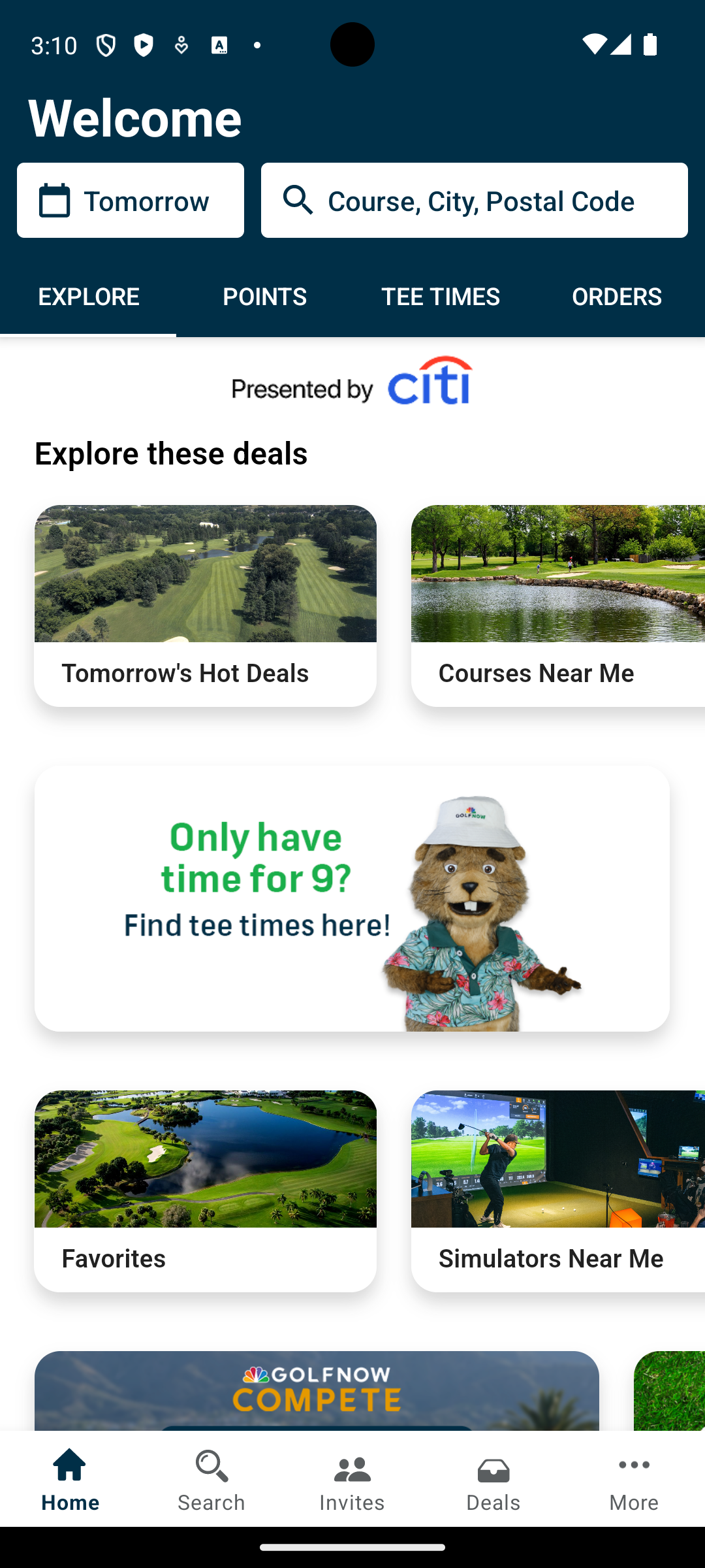 GolfNow APK screenshot