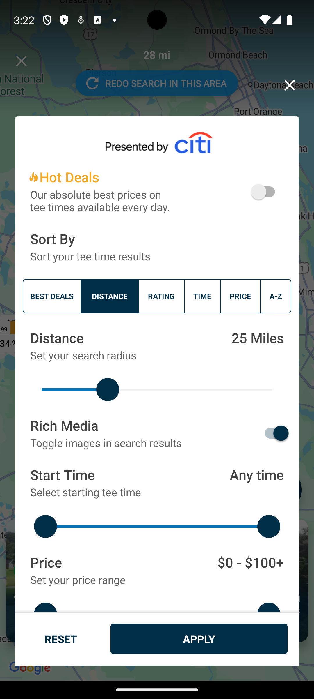 GolfNow APK screenshot