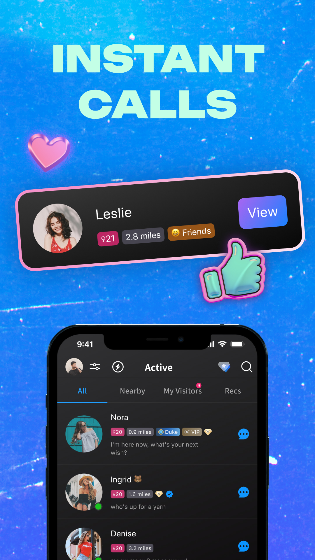 Goodnight: Voice Chat & Dating APK screenshot