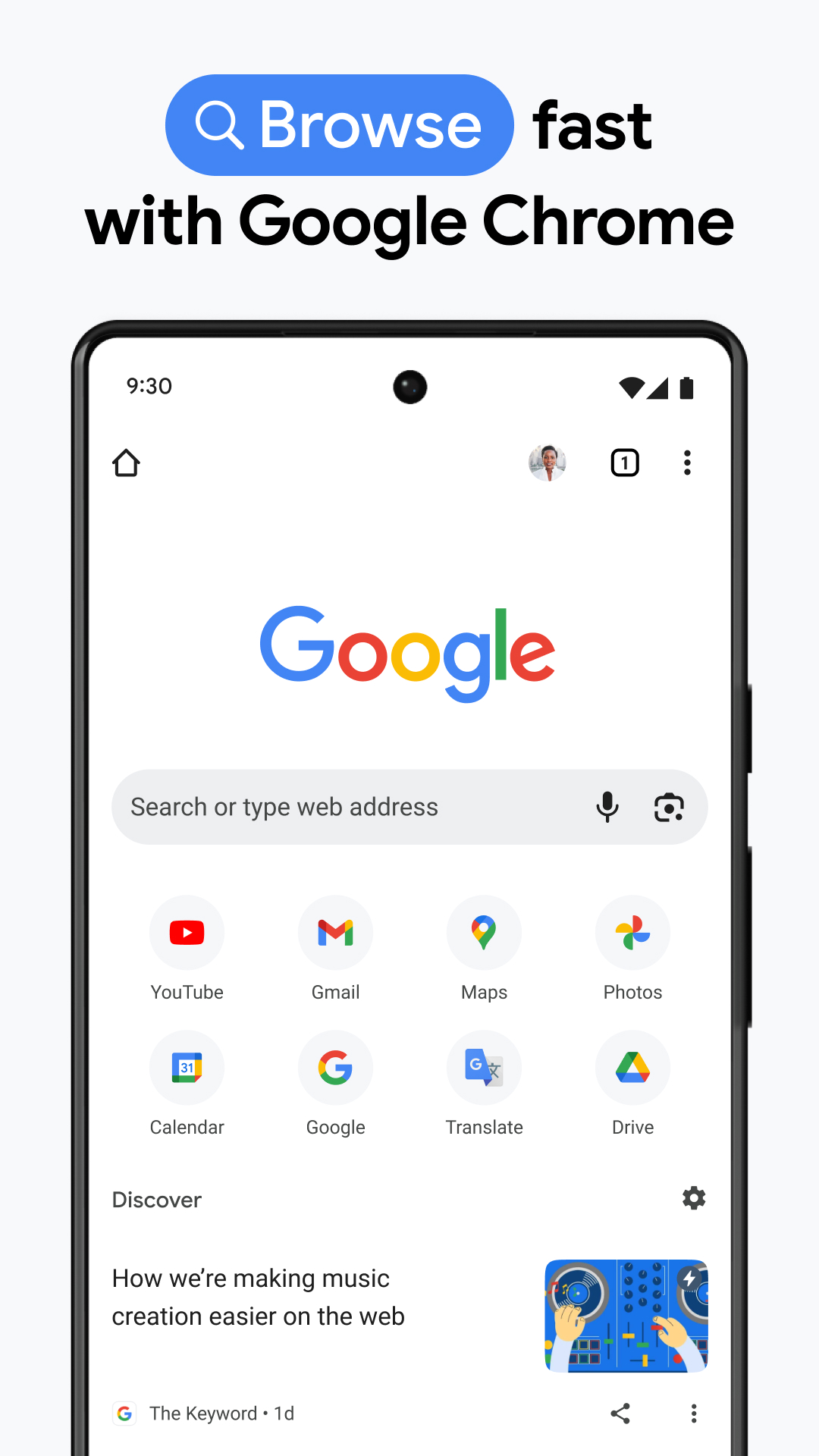 Chrome APK screenshot
