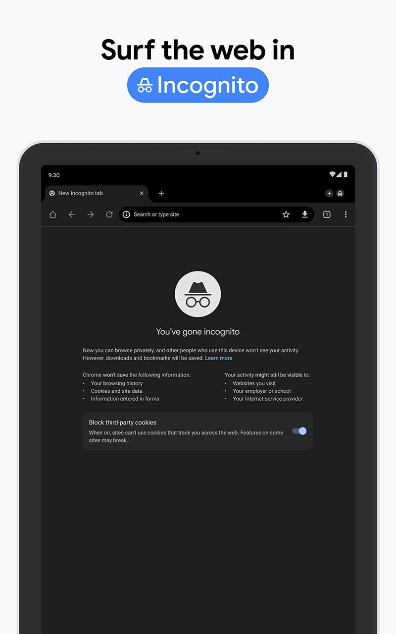Chrome APK screenshot
