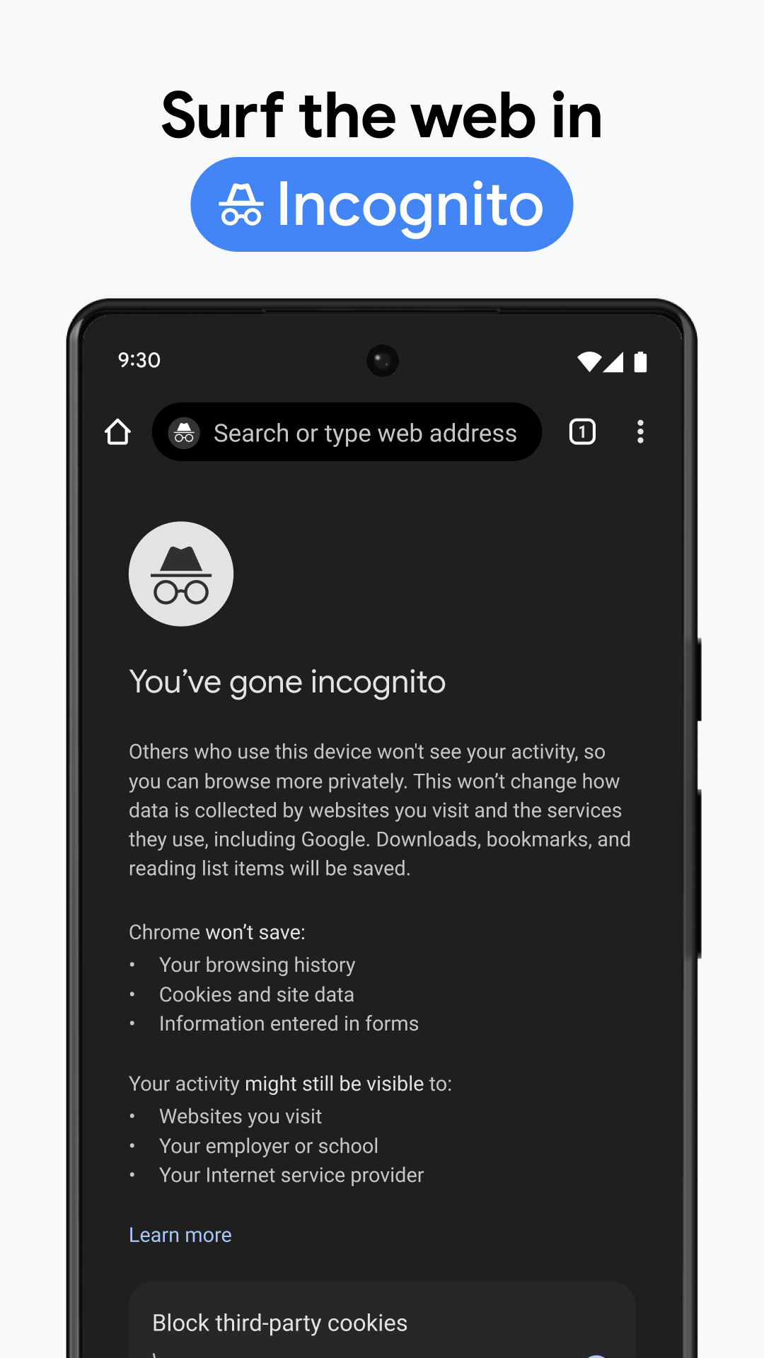 Chrome APK screenshot