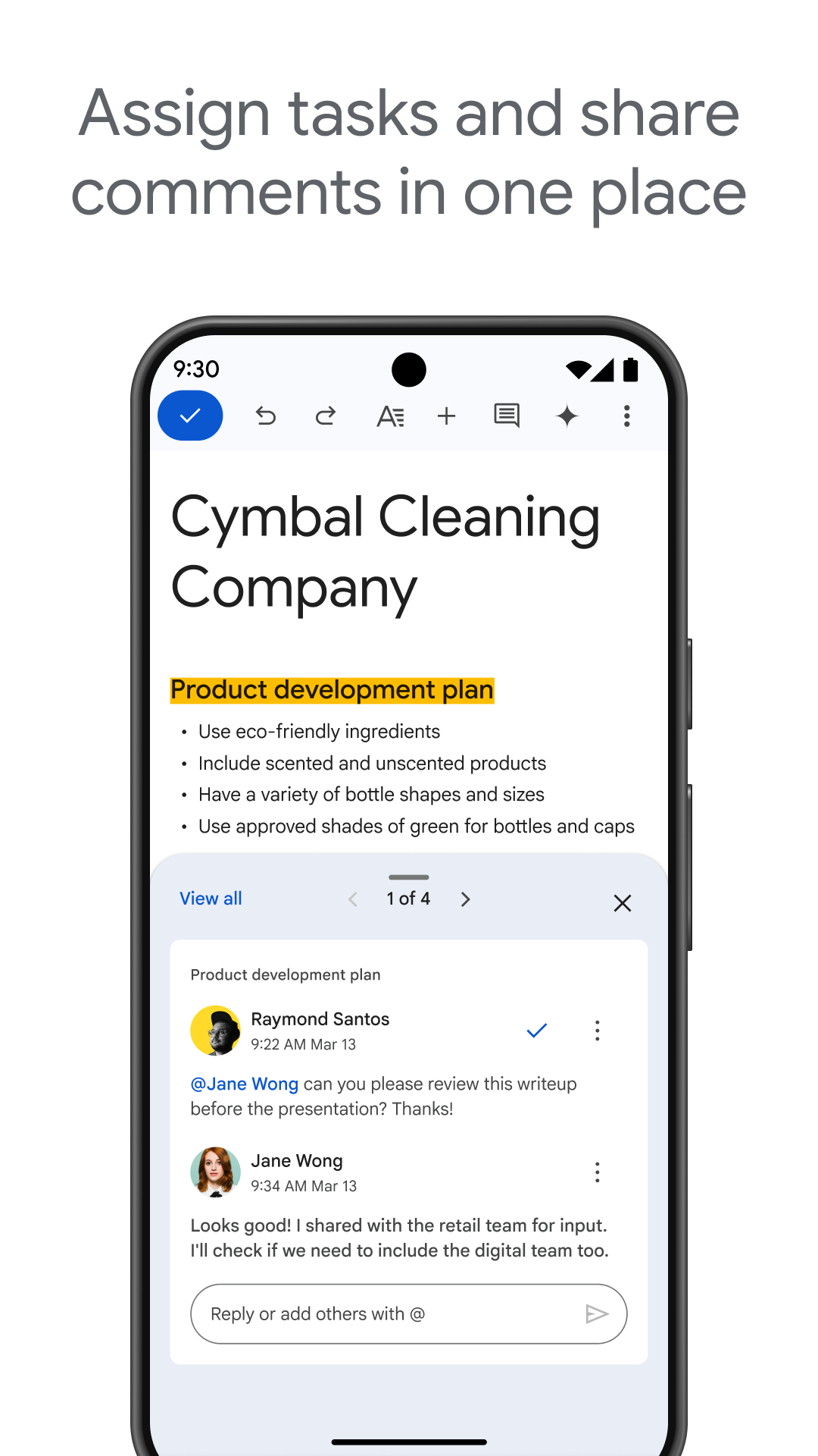 Google Docs screenshot